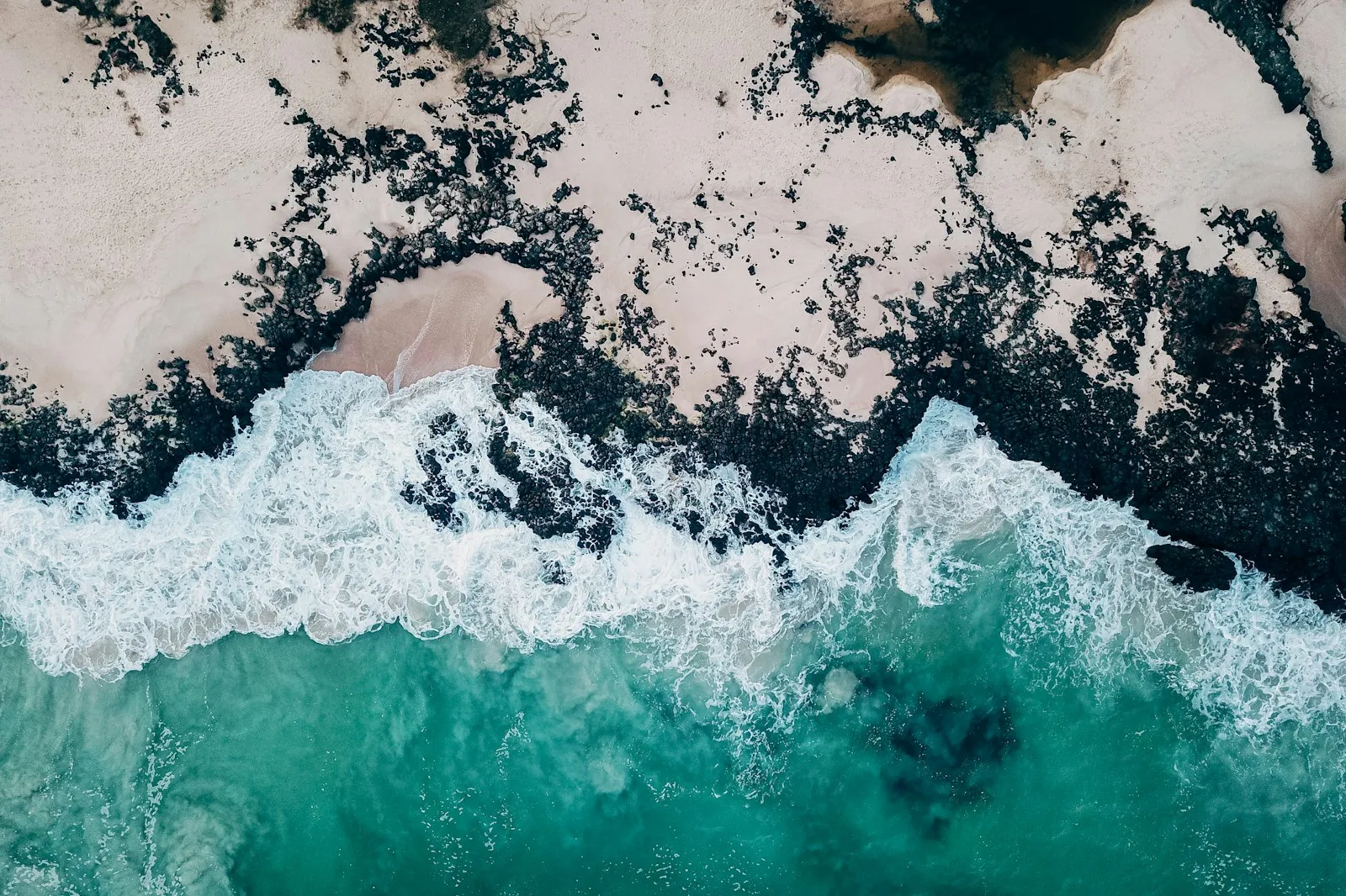 Aerial view of the Back Beach at Bunbury, Western Australia